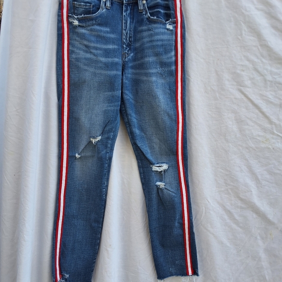 BlankNYC cool striped Rivingtin jeans 26 - Picture 6 of 12